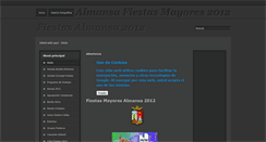 Desktop Screenshot of fiestas2012.almansa.net