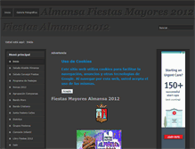 Tablet Screenshot of fiestas2012.almansa.net